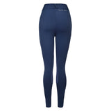 Hoof & Haute Women's Horse Riding Pants Side Zipper Pockets | Knee-Patch Breeches | Equestrian Performance for Women