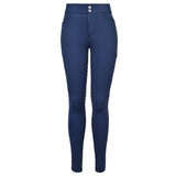 Hoof & Haute Women's Horse Riding Pants Side Zipper Pockets | Silicone Full-Seat Breeches | Equestrian Performance