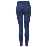 Hoof & Haute Women's Horse Riding Pants Side Zipper Pockets | Silicone Full-Seat Breeches | Equestrian Performance