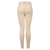Hoof & Haute Women's Horse Riding Pants Side Zipper Pockets | Knee-Patch Breeches | Equestrian Performance for Women