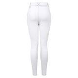 Hoof & Haute Women's Horse Riding Pants Side Zipper Pockets | Knee-Patch Breeches | Equestrian Performance for Women