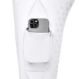 Hoof & Haute Women's Horse Riding Pants Side Zipper Pockets | Silicone Full-Seat Breeches | Equestrian Performance