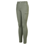 Hoof & Haute Women's Horse Riding Pants Side Zipper Pockets | Silicone Full-Seat Breeches | Equestrian Performance