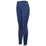 Hoof & Haute Women's Horse Riding Pants Side Zipper Pockets | Silicone Full-Seat Breeches | Equestrian Performance
