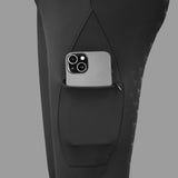 Hoof & Haute Women's Horse Riding Pants Side Zipper Pockets | Silicone Full-Seat Breeches | Equestrian Performance