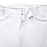 Hoof & Haute Women's Horse Riding Pants Side Zipper Pockets | Silicone Full-Seat Breeches | Equestrian Performance