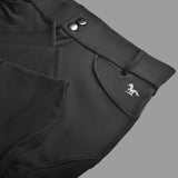 Hoof & Haute Women's Horse Riding Pants Side Zipper Pockets | Silicone Full-Seat Breeches | Equestrian Performance