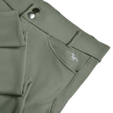 Hoof & Haute Women's Horse Riding Pants Side Zipper Pockets | Silicone Full-Seat Breeches | Equestrian Performance