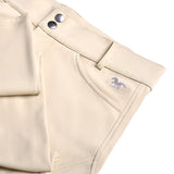 Hoof & Haute Women's Horse Riding Pants Side Zipper Pockets | Silicone Full-Seat Breeches | Equestrian Performance