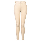 Hoof & Haute Women's Horse Riding Pants Side Zipper Pockets | Silicone Full-Seat Breeches | Equestrian Performance