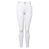 Hoof & Haute Women's Horse Riding Pants Side Zipper Pockets | Silicone Full-Seat Breeches | Equestrian Performance