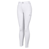 Hoof & Haute Women's Horse Riding Pants Side Zipper Pockets | Silicone Full-Seat Breeches | Equestrian Performance