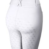 Hoof & Haute Women's Horse Riding Pants Side Zipper Pockets | Silicone Full-Seat Breeches | Equestrian Performance