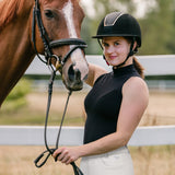 Hoof & Haute Women's Horse Riding Pants Side Zipper Pockets | Silicone Full-Seat Breeches | Equestrian Performance