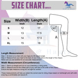 Premium Leather Half Chaps, crafted from high-quality leather with a refined, polished finish. Free Leather Gloves included!