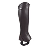 Premium Leather Half Chaps, crafted from high-quality leather with a refined, polished finish. Free Leather Gloves included!