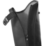 Premium Leather Half Chaps, crafted from high-quality leather with a refined, polished finish. Free Leather Gloves included!