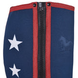 Neoprene Equestrian Half Chaps. Colorful and Stylish. Lightweight and Breathable. YKK zipper. Free Gloves Included!