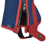 Neoprene Equestrian Half Chaps. Colorful and Stylish. Lightweight and Breathable. YKK zipper. Free Gloves Included!