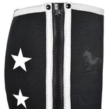 Neoprene Equestrian Half Chaps. Colorful and Stylish. Lightweight and Breathable. YKK zipper. Free Gloves Included!
