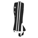 Neoprene Equestrian Half Chaps. Colorful and Stylish. Lightweight and Breathable. YKK zipper. Free Gloves Included!