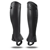 Premium Leather Half Chaps, crafted from high-quality leather with a refined, polished finish. Free Leather Gloves included!