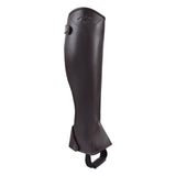 Premium Leather Half Chaps, crafted from high-quality leather with a refined, polished finish. Free Leather Gloves included!