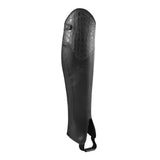 Stylish Alligator Design Premium Leather Half Chaps. Heavy Duty YKK Zipper. Well-crafted look. Free Leather Gloves Included.