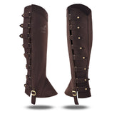 Amara Spanish Style Horse Riding Half Chaps combine elegance and performance, Hand-crafted. Free Gloves Included.